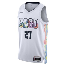 Dres Denver Nuggets Jamal Murray Nike 2024-25 City Edition Bijela Swingman